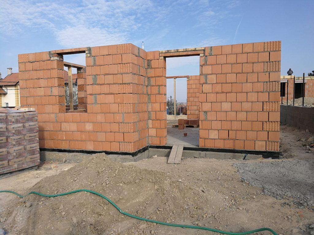 Tégla ház építés